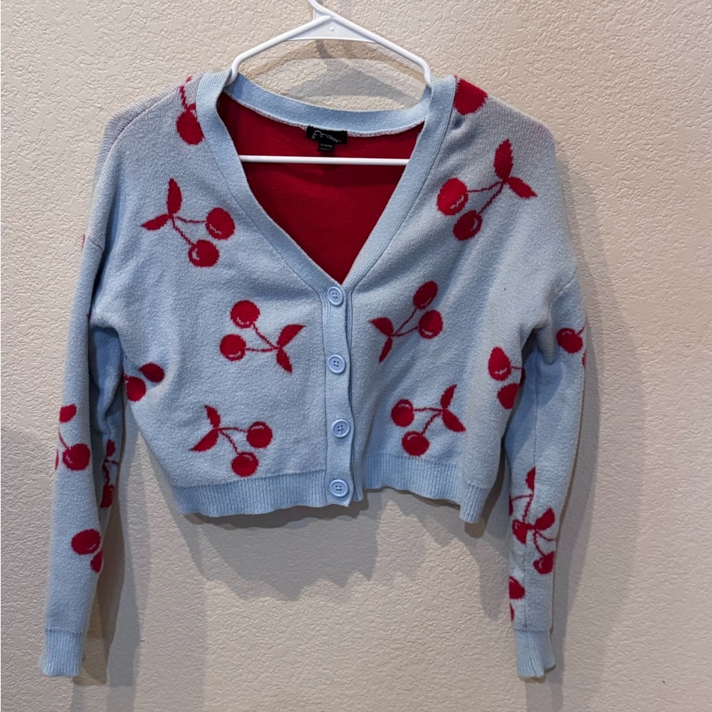 Art Class Cherry Cardigan XL - Picture 3 of 5